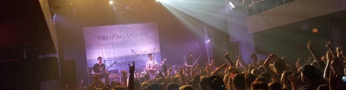 Propagandhi + Iron Chic + G.A.S Drummers 15/10/2017 @ Club Soda, Montréal