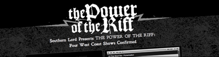 Southern Lord Records : The Power of the Riff mixtape