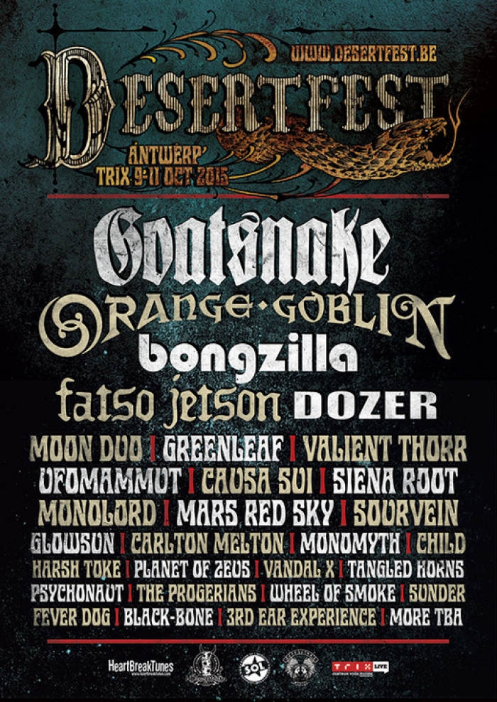 Desertfest Belgium 2015 : la collection automne arrive !