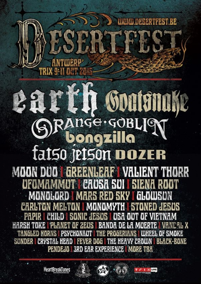 Desertfest Belgium 2015 : Les groupes à découvrir